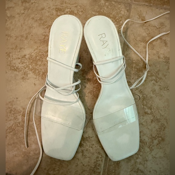 Raye Women's White Strappy heels - Picture 1 of 2